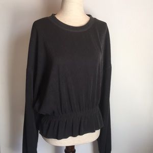Zara top with gathered waist